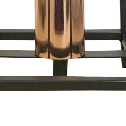 ONLI - Galda lampa FLOKI 1xE27/15W/230V 20 cm melna/varš
