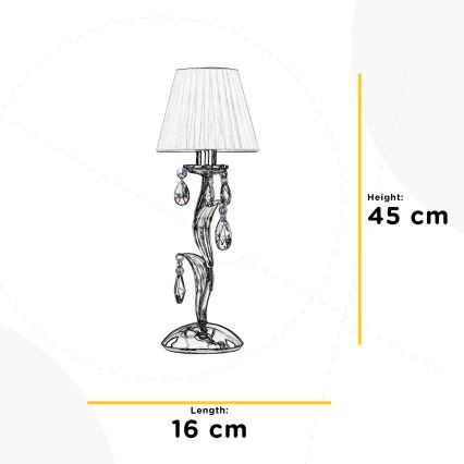 ONLI - Galda lampa JACQUELINE 1xE14/6W/230V