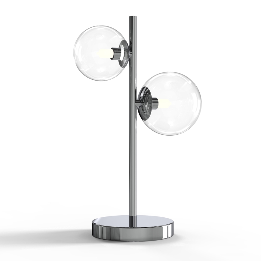 ONLI - Galda lampa KIMBERLY 2xG9/6W/230V 40 cm spīdīgs hroma pārklājums