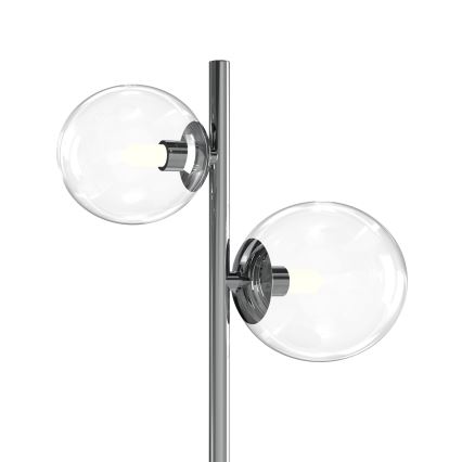 ONLI - Galda lampa KIMBERLY 2xG9/6W/230V 40 cm spīdīgs hroma pārklājums