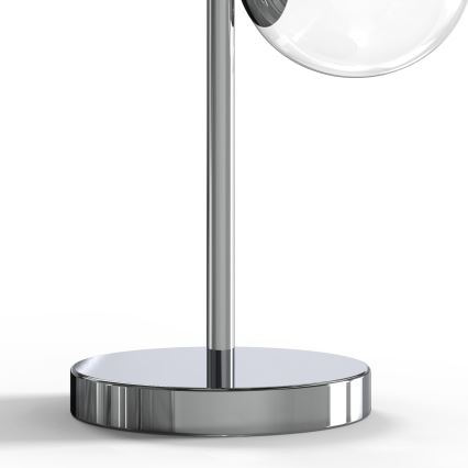 ONLI - Galda lampa KIMBERLY 2xG9/6W/230V 40 cm spīdīgs hroma pārklājums