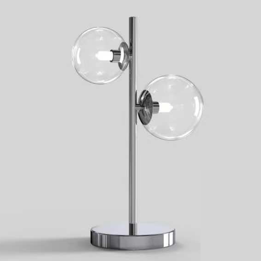 ONLI - Galda lampa KIMBERLY 2xG9/6W/230V 40 cm spīdīgs hroma pārklājums