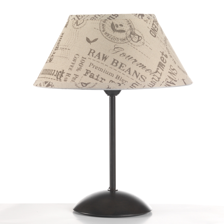 ONLI - Galda lampa MAIDA 1xE27/15W/230V 38 cm brūna