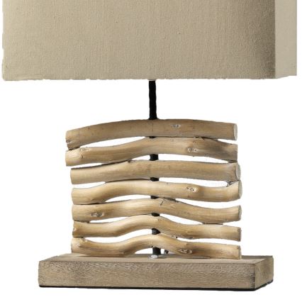 ONLI - Galda lampa MARICA 1xE27/22W/230V bēša 38 cm