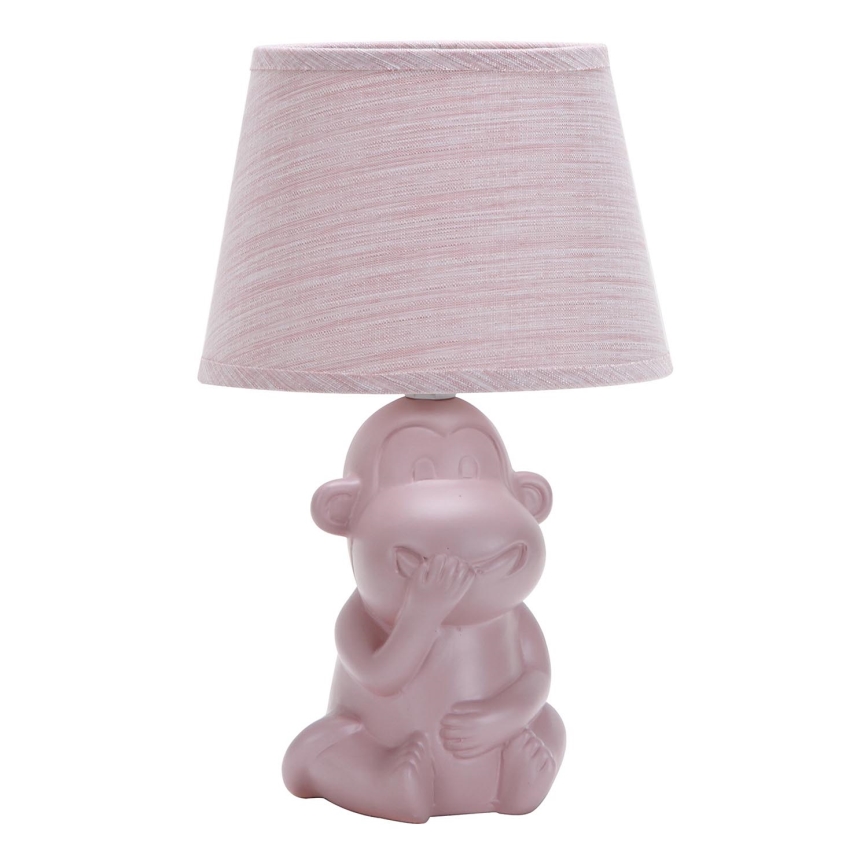 ONLI - Galda lampa MONKEY 1xE14/6W/230V rozā