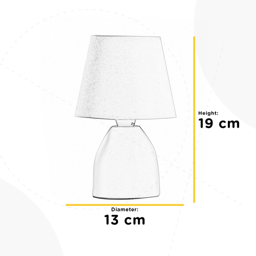ONLI - Galda lampa NANO 1xE14/6W/230V zaļa 19 cm