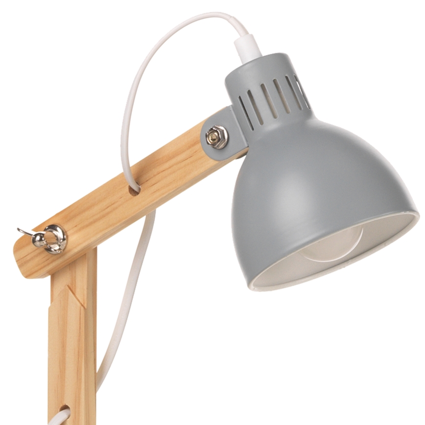 ONLI - Galda lampa NORA 1xE14/6W/230V pelēka