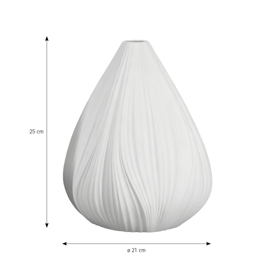 ONLI - Galda lampa NUVIA 1xE14/6W/230V 25 cm balta