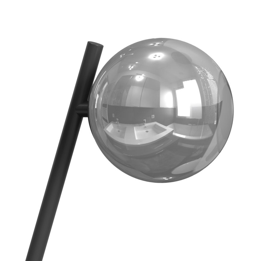 ONLI - Galda lampa PALOMA 1xG9/10W/230V 38,5 cm melna/dūmakains