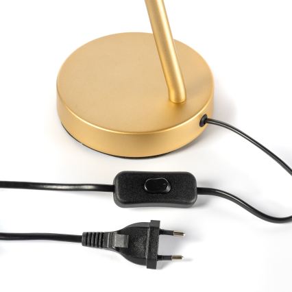 ONLI - Galda lampa PALOMA 1xG9/10W/230V 38,5 cm zelta