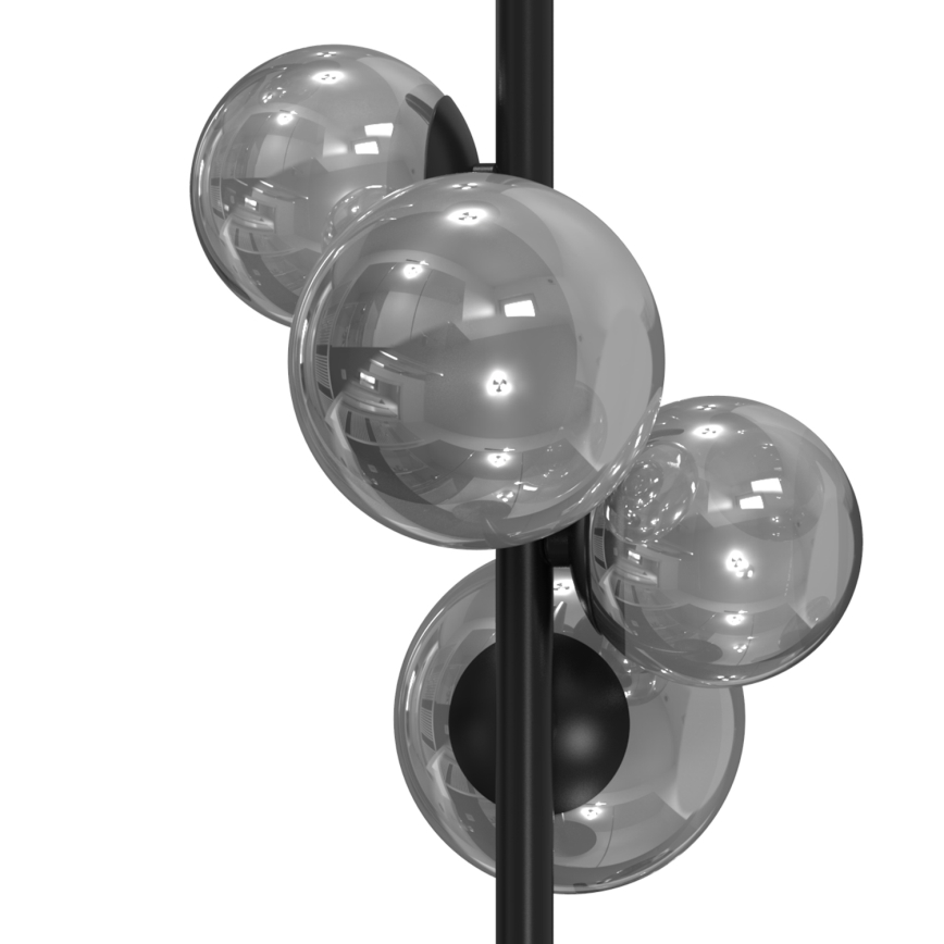 ONLI - Galda lampa PALOMA 4xG9/10W/230V 48 cm melna/dūmakains
