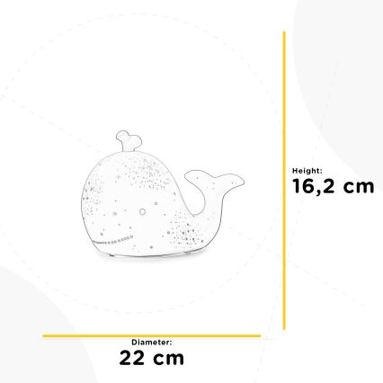 ONLI - Galda lampa PORCELLANA 1xE14/6W/230V 16,2 cm valis
