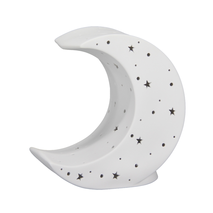 ONLI - Galda lampa PORCELLANA 1xE14/6W/230V 21 cm mēness