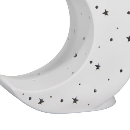ONLI - Galda lampa PORCELLANA 1xE14/6W/230V 21 cm mēness