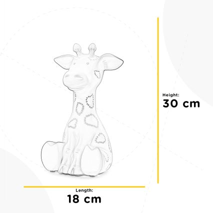 ONLI - Galda lampa PORCELLANA 1xE14/6W/230V 30 cm žirafe