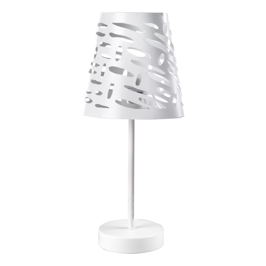 ONLI - Galda lampa RICKY 1xE14/10W/230V 28 cm balta