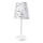 ONLI - Galda lampa RICKY 1xE14/10W/230V 28 cm balta