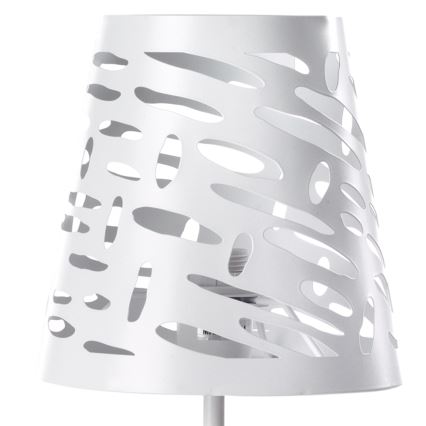 ONLI - Galda lampa RICKY 1xE14/10W/230V 28 cm balta