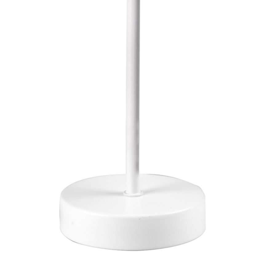 ONLI - Galda lampa RICKY 1xE14/10W/230V 28 cm balta