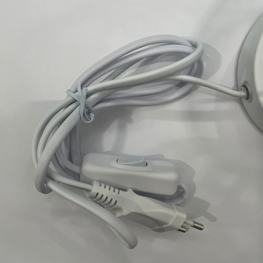 ONLI - Galda lampa RICKY 1xE14/10W/230V 28 cm balta