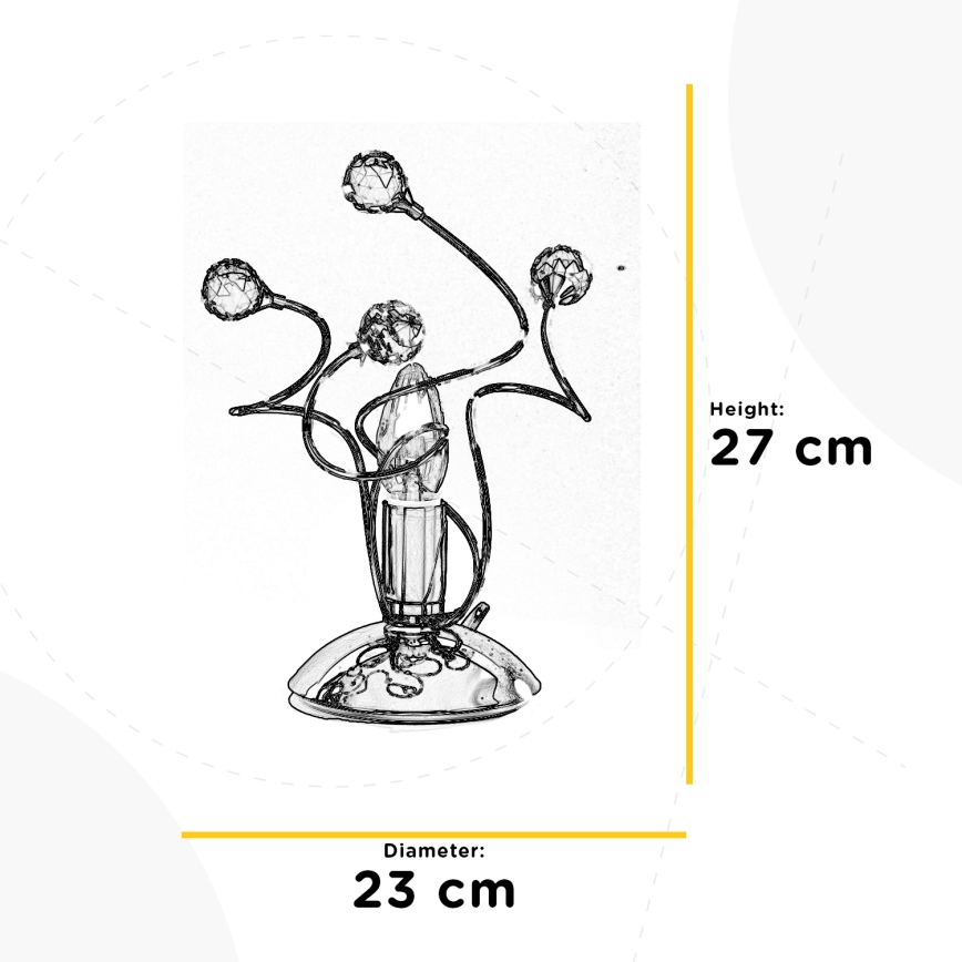 ONLI - Galda lampa TRILLY 1xE14/6W/230V