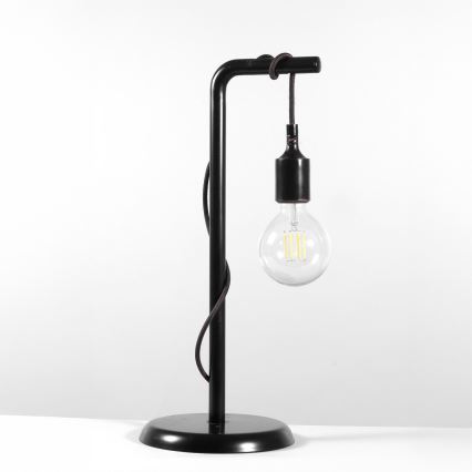 ONLI - Galda lampa WIRE 1xE27/15W/230V 50 cm melna