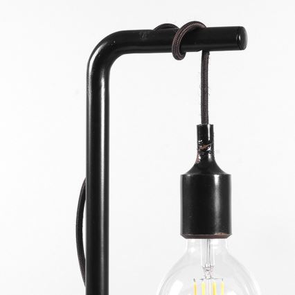 ONLI - Galda lampa WIRE 1xE27/15W/230V 50 cm melna