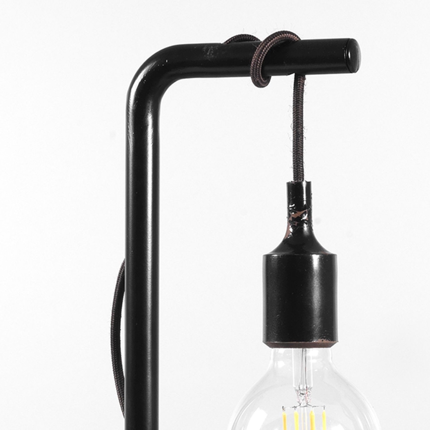 ONLI - Galda lampa WIRE 1xE27/15W/230V 50 cm melna