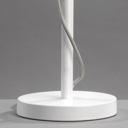 ONLI - Galda lampa WIRE 1xE27/15W/230V 50 cm pelēka/balta