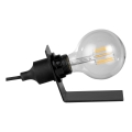 ONLI - Galda lampa WIRE 1xE27/15W/230V 9 cm melna