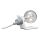ONLI - Galda lampa WIRE 1xE27/15W/230V 9 cm pelēka/balta