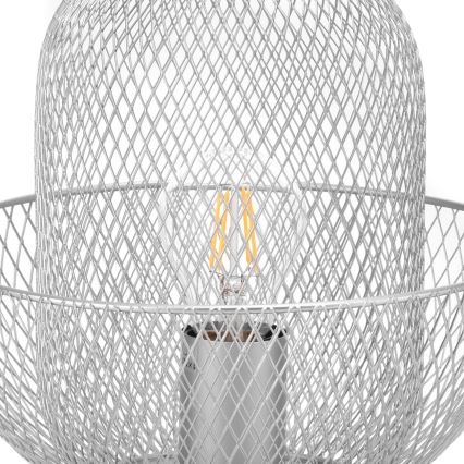 ONLI - Galda lampa ZAIR 1xE27/22W/230V melna/sudraba