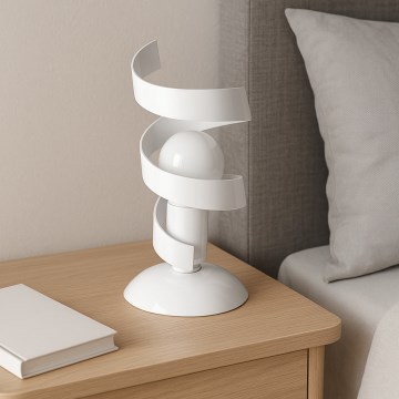 ONLI - Galda lampa ZOE 1xE14/6W/230V 22 cm balta