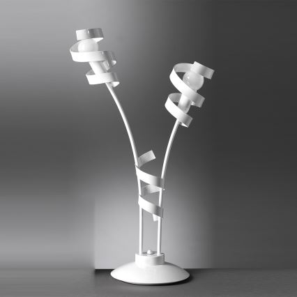 ONLI - Galda lampa ZOE 2xE14/6W/230V 65 cm balta