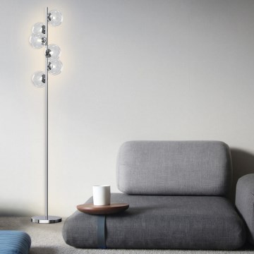 ONLI - Grīdas lampa KIMBERLY 6xG9/6W/230V spīdīgs hroms