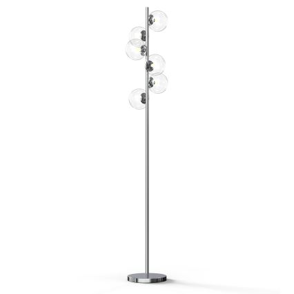 ONLI - Grīdas lampa KIMBERLY 6xG9/6W/230V spīdīgs hroms