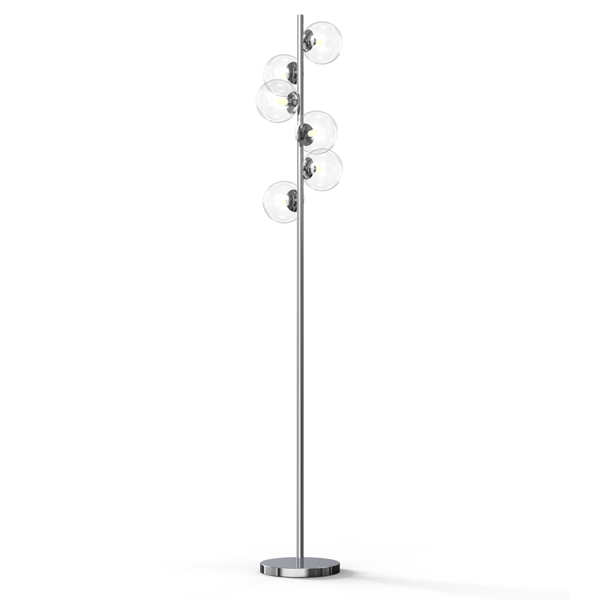 ONLI - Grīdas lampa KIMBERLY 6xG9/6W/230V spīdīgs hroms