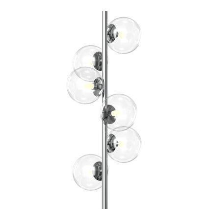 ONLI - Grīdas lampa KIMBERLY 6xG9/6W/230V spīdīgs hroms