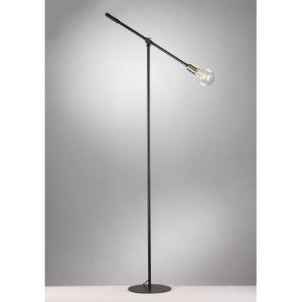 ONLI - Grīdas stāvlampa ASTE 1xE27/15W/230V melna/zelta