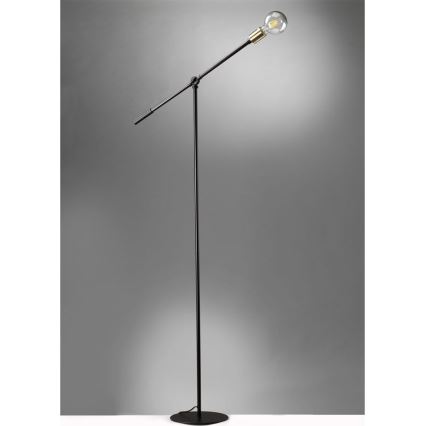 ONLI - Grīdas stāvlampa ASTE 1xE27/15W/230V melna/zelta
