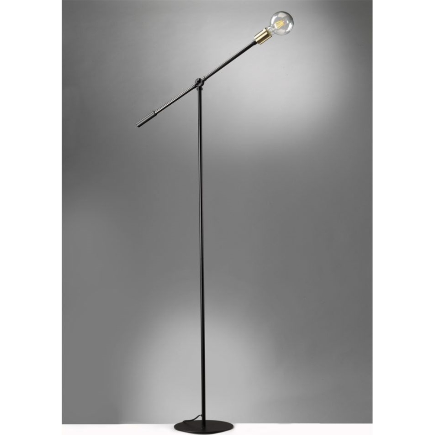 ONLI - Grīdas stāvlampa ASTE 1xE27/15W/230V melna/zelta