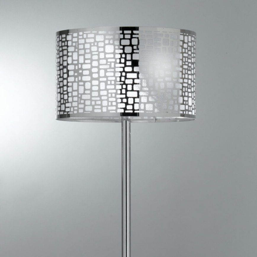 ONLI - Grīdas stāvlampa BRUCE 1xE27/15W/230V matēts hroms