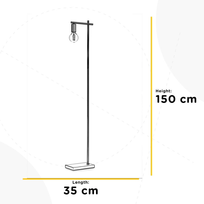 ONLI - Grīdas stāvlampa CROSS 1xE27/22W/230V