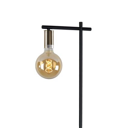 ONLI - Grīdas stāvlampa CROSS 1xE27/22W/230V melna/misiņš