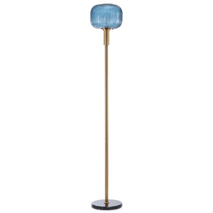 ONLI - Grīdas stāvlampa DOROTY 1xE27/22W/230V zila/zelta