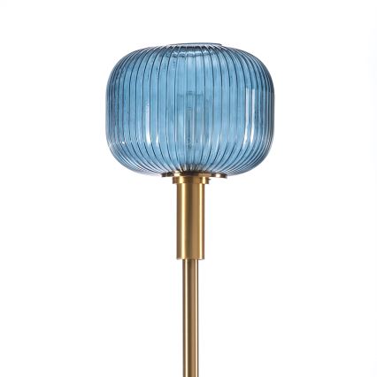 ONLI - Grīdas stāvlampa DOROTY 1xE27/22W/230V zila/zelta
