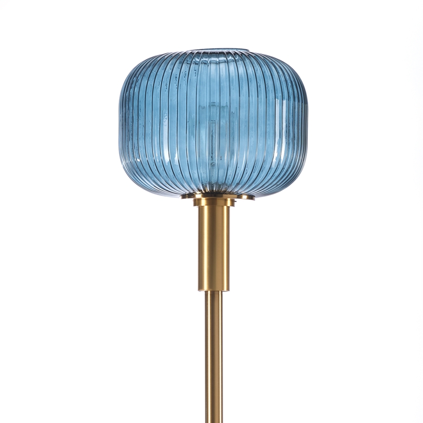 ONLI - Grīdas stāvlampa DOROTY 1xE27/22W/230V zila/zelta