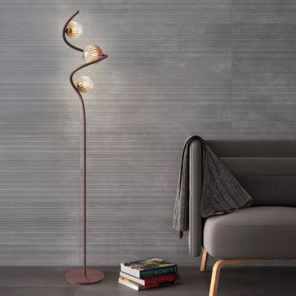 ONLI - Grīdas stāvlampa FRIDA 3xG9/10W/230V varš
