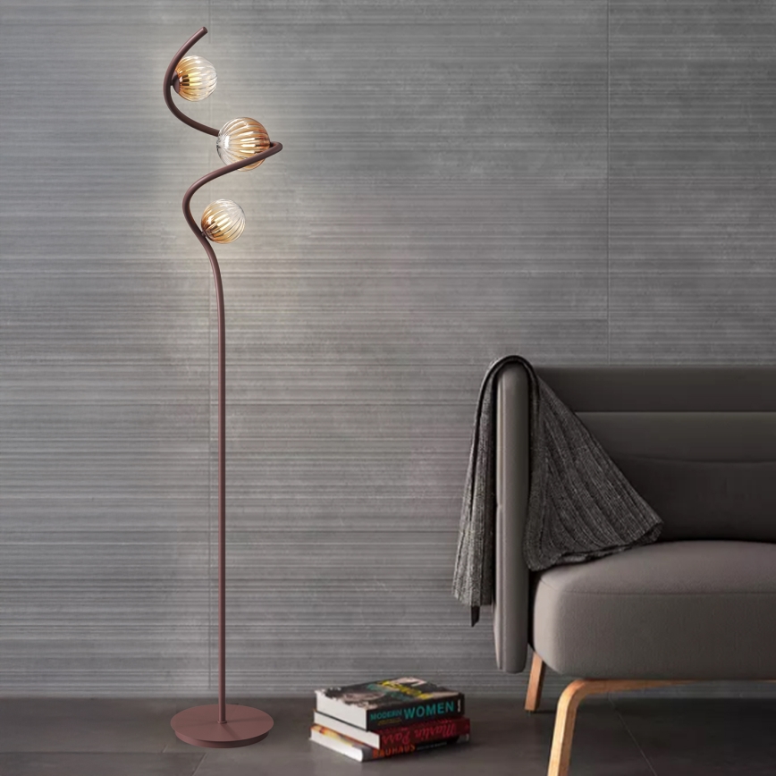 ONLI - Grīdas stāvlampa FRIDA 3xG9/10W/230V varš