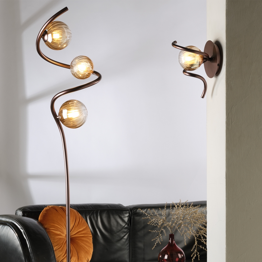 ONLI - Grīdas stāvlampa FRIDA 3xG9/10W/230V varš